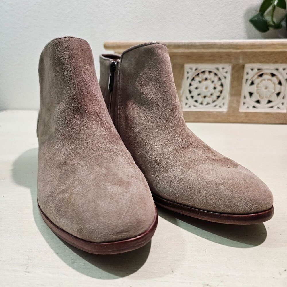 Sam Edelman Womens Sz 8.5 M Petty Suede Booties Western Comfort Casual Boots - Picture 2 of 11